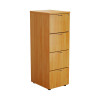 JEMINI 4 DRAWER FILING CABINET BEECH