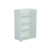 Serrion Bookcase 740x340x1200mm White KF79830