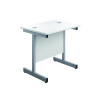 JEMINI SINGLE RECT DESK 800 WHITE