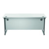 JEMINI SINGLE RECT DESK 1600 WHITE