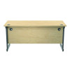 JEMINI SINGLE RECT DESK 1600 MAPLE