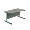 JEMINI SINGLE RECT DESK 1800 G/OAK
