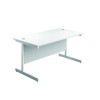FIRST RECT DESK 1200 WHITE/WHITE