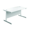 FIRST RECT DESK 1400 WHITE/WHITE