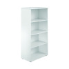 First 4 Shelf Wooden Bookcase 800x450x1600mm White KF803706
