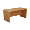 JEMINI RECT PANEL END DESK BEECH