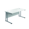 JEMINI RECT CANT DESK 1400X600 WHT