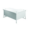 JEMINI RDL LH CANTILEVER DESK WHITE