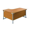 JEMINI RDL RH CANTILEVER DESK N/OAK
