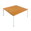 JEMINI 2P BENCH DESK 1400X1600 N/OAK