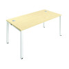 JEMINI 1P BENCH DESK 1600X800 MAPLE