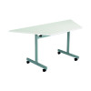 JEMINI TRAP TILT TABLE 800 WHT/SLV