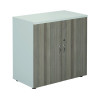 JEMINI CUPBOARD 800X450 WHT/GREY OAK