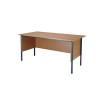 Serrion Rectangular 4 Leg Desk 1500x750x730mm Bavarian Beech KF838369