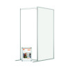 Nobo Modular Free Standing Room Divider Acrylic Extension 800x50x1800mm Clear KF90386