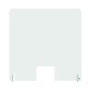 Nobo Counter Partition Screen with Window Acrylic 700x50x850mm Clear KF90401