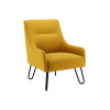 JEMINI RCPN ARMCHAIR 650X800MUSTARD