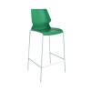 Jemini Uni High Stool 510x595x1115mm Green/White KF90526