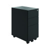 JEMINI CONTRACT 3 DRW MOB BLACK