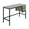 Jemini Soho Computer Desk with 2 Drawers 1200x480x770mm Grey Oak/Black KF90925