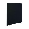 First Floor Standing Screen 1400x25x1600mm Black KF90971