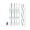 Q-CONNECT A4 1-100 MYLAR INDEX PK10