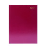 Desk Diary Week To View A4 Burgundy 2022 KFA43BG22