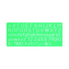 LINEX LETTERING STENCIL 8500S SET P3