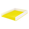 Leitz WOW Letter Tray Dual Colour White/Yellow 53611016