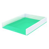 Leitz WOW Letter Tray Dual Colour White/Ice Blue 53611051