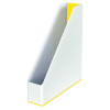 Leitz WOW Magazine File Dual Colour White/Yellow 53621016