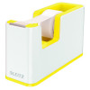 Leitz WOW Tape Dispenser Dual Colour White/Yellow 53641016