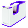 Leitz WOW Tape Dispenser Dual Colour White/Purple 53641062