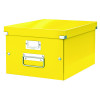 Leitz WOW Click and Store Box Medium Yellow 60440016