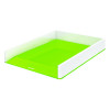Leitz WOW Letter Tray Dual Colour White/Green 53611054