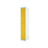 TWO COMPARTMENT LOCKER 300 YELLOW