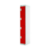 FOUR COMPARTMENT LOCKER 300 RED