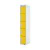 FIVE COMPARTMENT LOCKER 300 YELLOW
