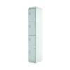 Four Compartment Express Standard Locker 300x450x1800mm Light Grey Door MC00161