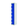 Six Compartment Express Standard Locker 300x450x1800mm Blue Door MC00163