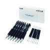 Uni-Ball Signo UMN207 7 Pen/7 Refill Pack Black (Pack of 14) 238212462