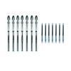 Uni-Ball Vision Elite UB200 7 Pen/7Refill Black (Pack of 14) 238212464