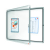Nobo Premium Plus Magnetic Lockable Notice Board 8xA4 1902559