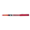 PILOT V5 LIQUID INK PEN RED BOX 12