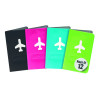 Travel Log Aeroplane Passport Covers Neon Assorted (Pack of 12) 783023