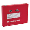 Postpak Red Full-Shirt Small Mailbox (Pack of 20) P20