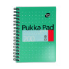 Pukka Pad Ruled Wirebound Mettalic Jotta Notepad 200 Pages A6 (Pack of 3) JM036