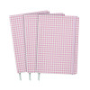 Pukka Ballerina Softcover Journal Pink Check (Pack of 3) 9371-CD