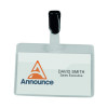 SECURITY NAME BADGE 60X90MM PK25
