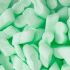 Loosefill, 100% Recycled Polystyrene Green,15cuft, 1 Bag